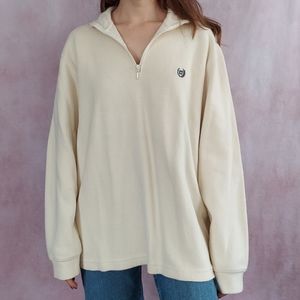 Cream Chaps Ralph Lauren Quarter Zip
